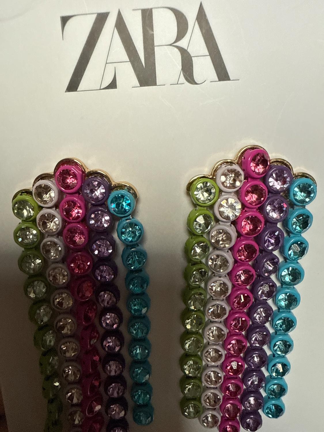 SPARKLY WATERFALL EARRINGS - Image 3