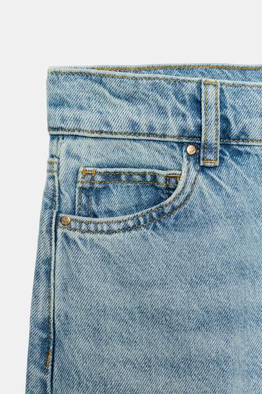 Z1975 STRAIGHT HIGH-WAIST JEANS - Light blue by Zara - Image 9