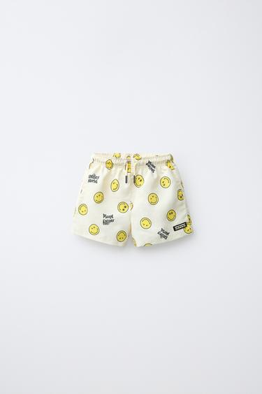2-6 AÑOS/ BERMUDA BAÑO SMILEYWORLD ® - Amarillo claro de Zara