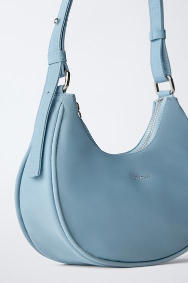 SAC PORTÉ ÉPAULE EN NYLON - Bleu de Zara - Image 2