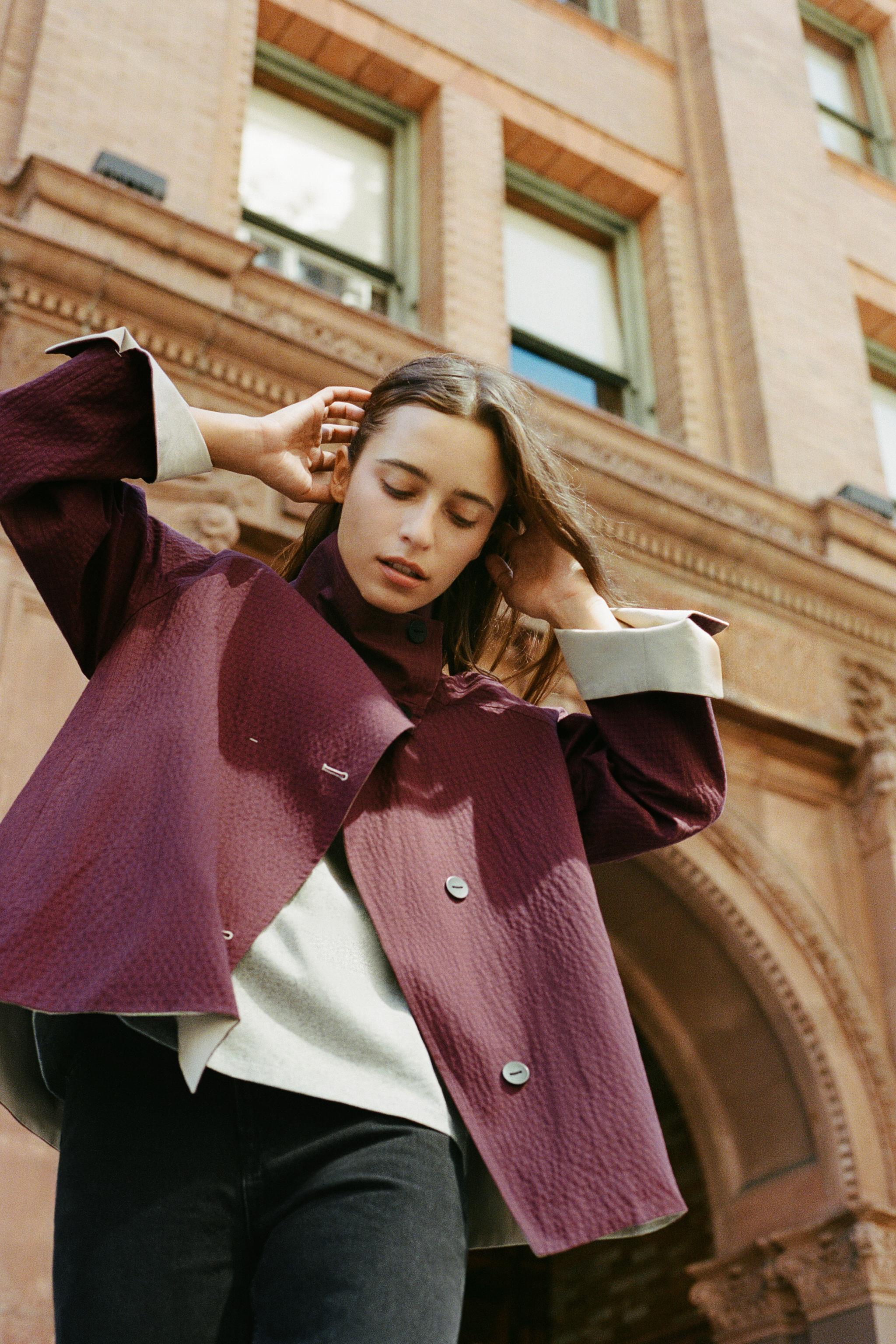 Zw Collection Reversible Short Jacket by Zara