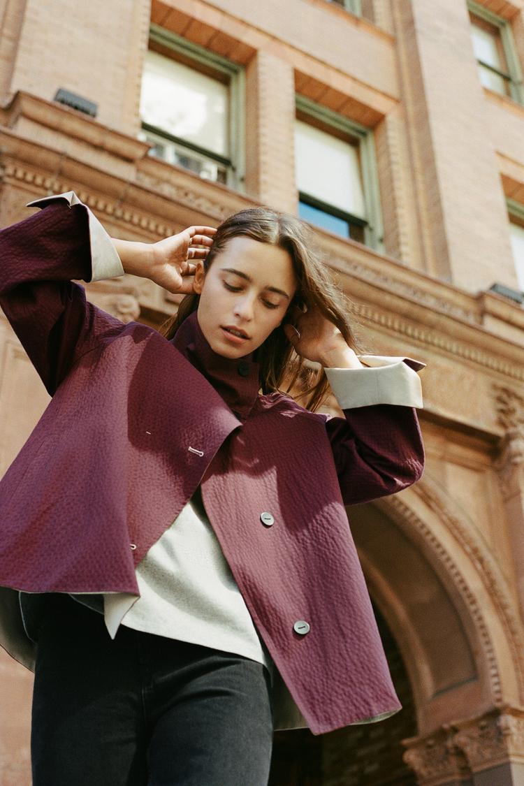 ZW COLLECTION REVERSIBLE SHORT JACKET