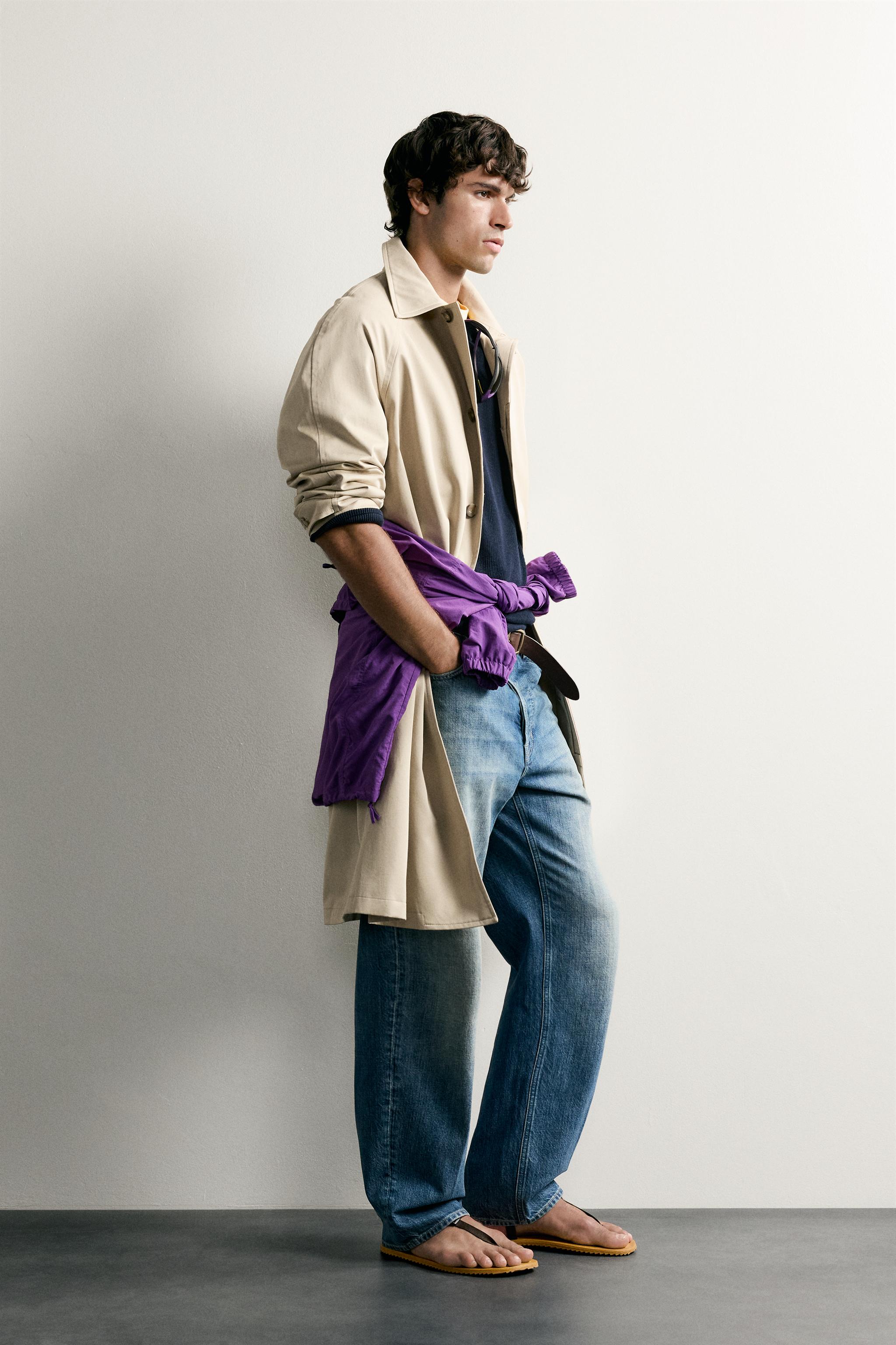 LONG RELAXED FIT TRENCH COAT