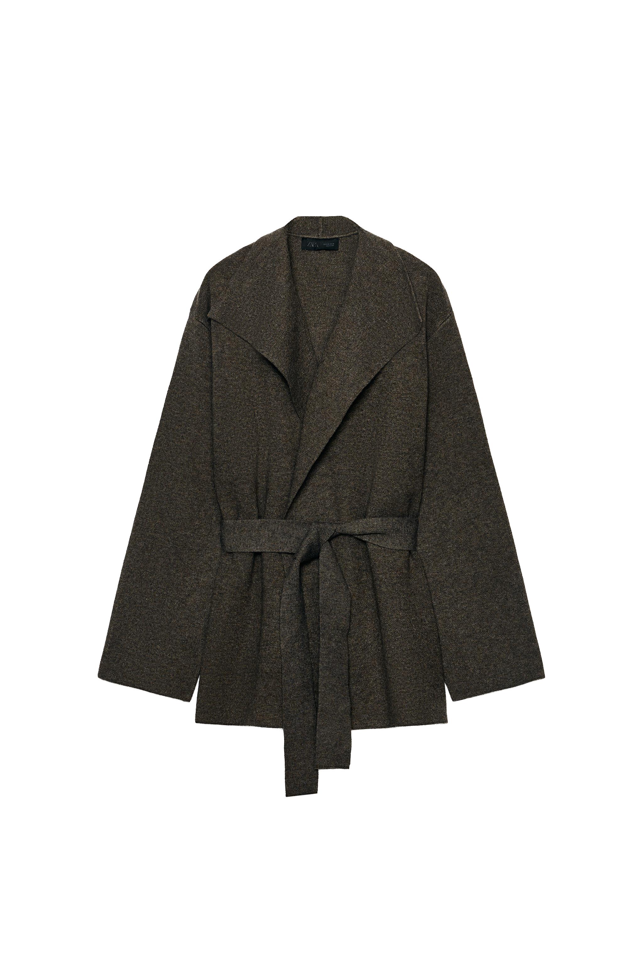 CHAQUETA PUNTO CINTURÓN