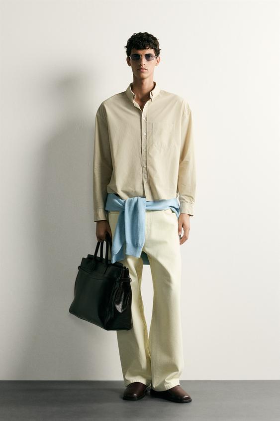 JEANS STRAIGHT FIT - Mantequilla de Zara - Imagen 0