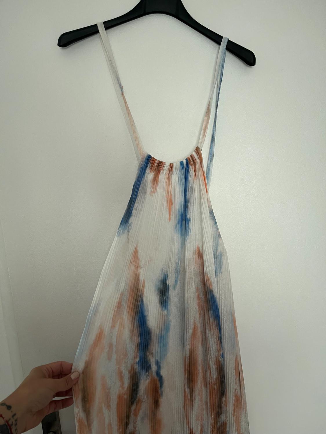 PLEATED PRINTED DRESS - Image 3
