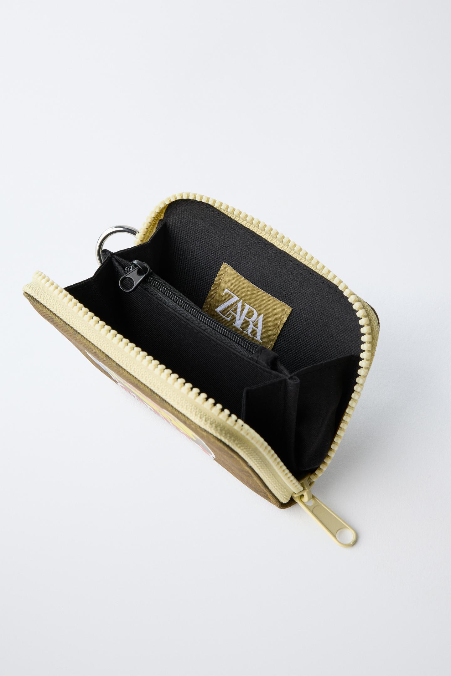 Детский кошелёк Zara Patch Wallet, цвет: Бежевый — фото 4