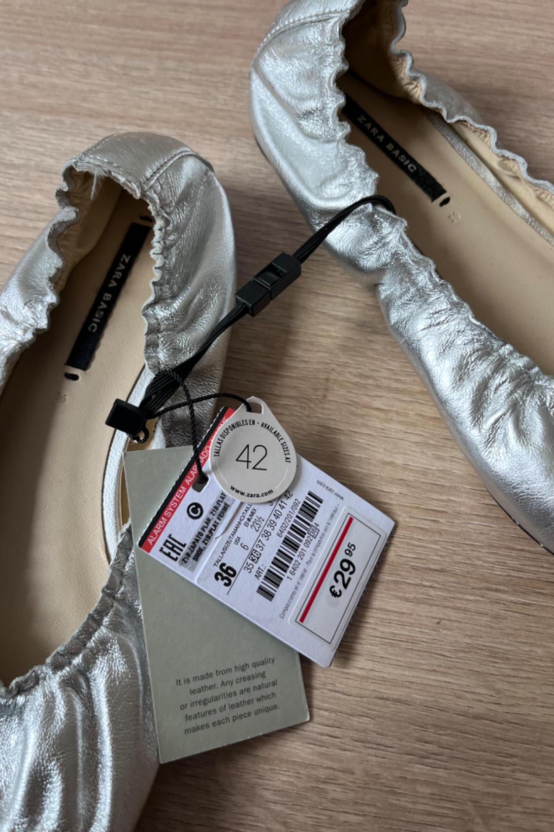 ELASTIC LEATHER BALLERINAS - Image 3