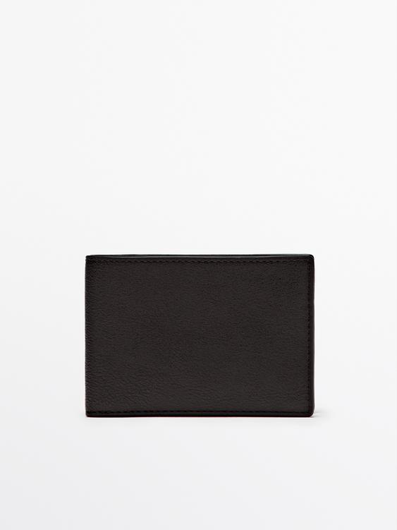 Nappa leather landscape wallet