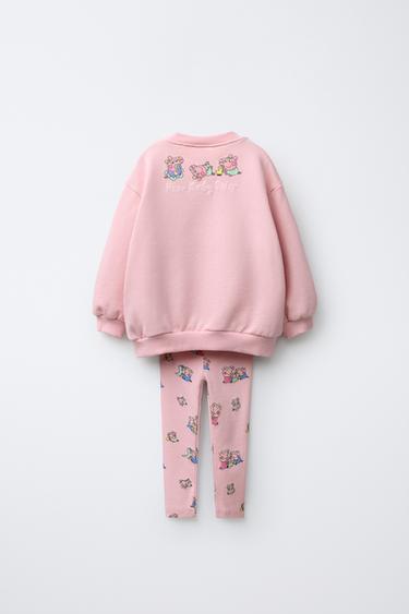 PEPPA PIG ™ SWEATSHIRT AND LEGGINGS SET - Pink by Zara - Image 1