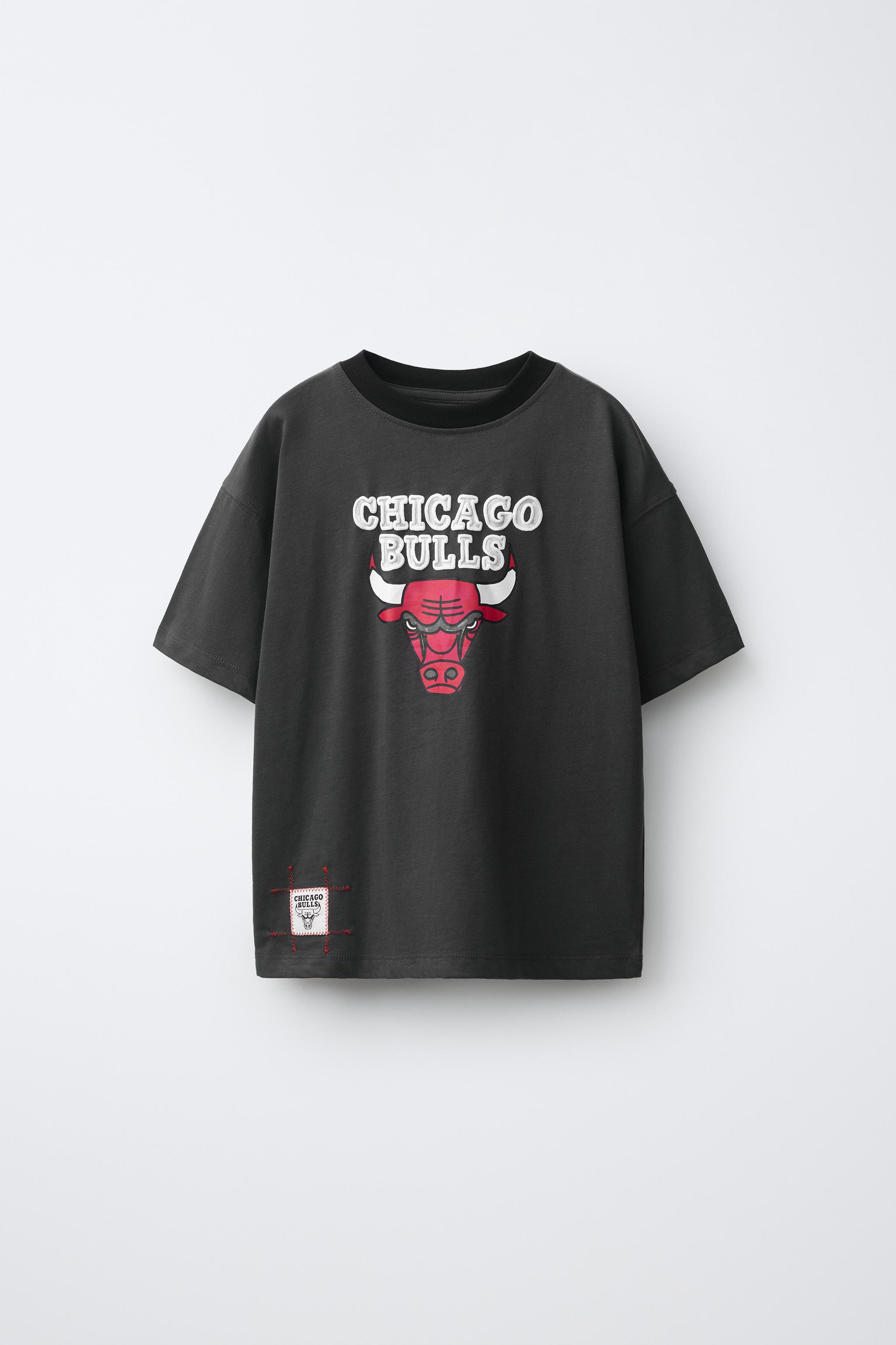 NBA CHICAGO BULLS PRINTED T-SHIRT - Dark anthracite | ZARA United