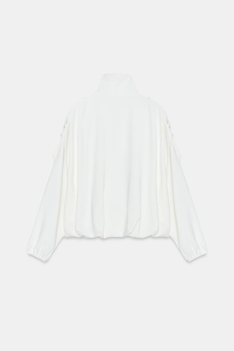 Chaqueta bomber de cuello alto 8