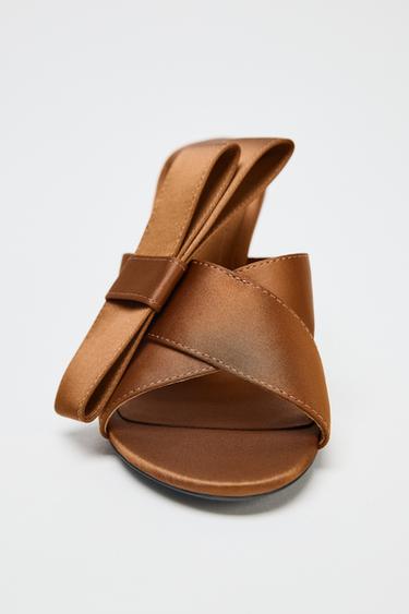 SANDALES LACET LATÉRAL - Marron de Zara - Image 5