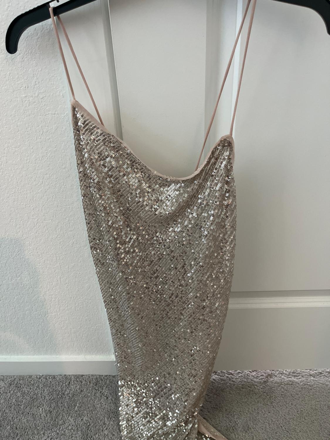 SEQUIN ASYMMETRIC TOP