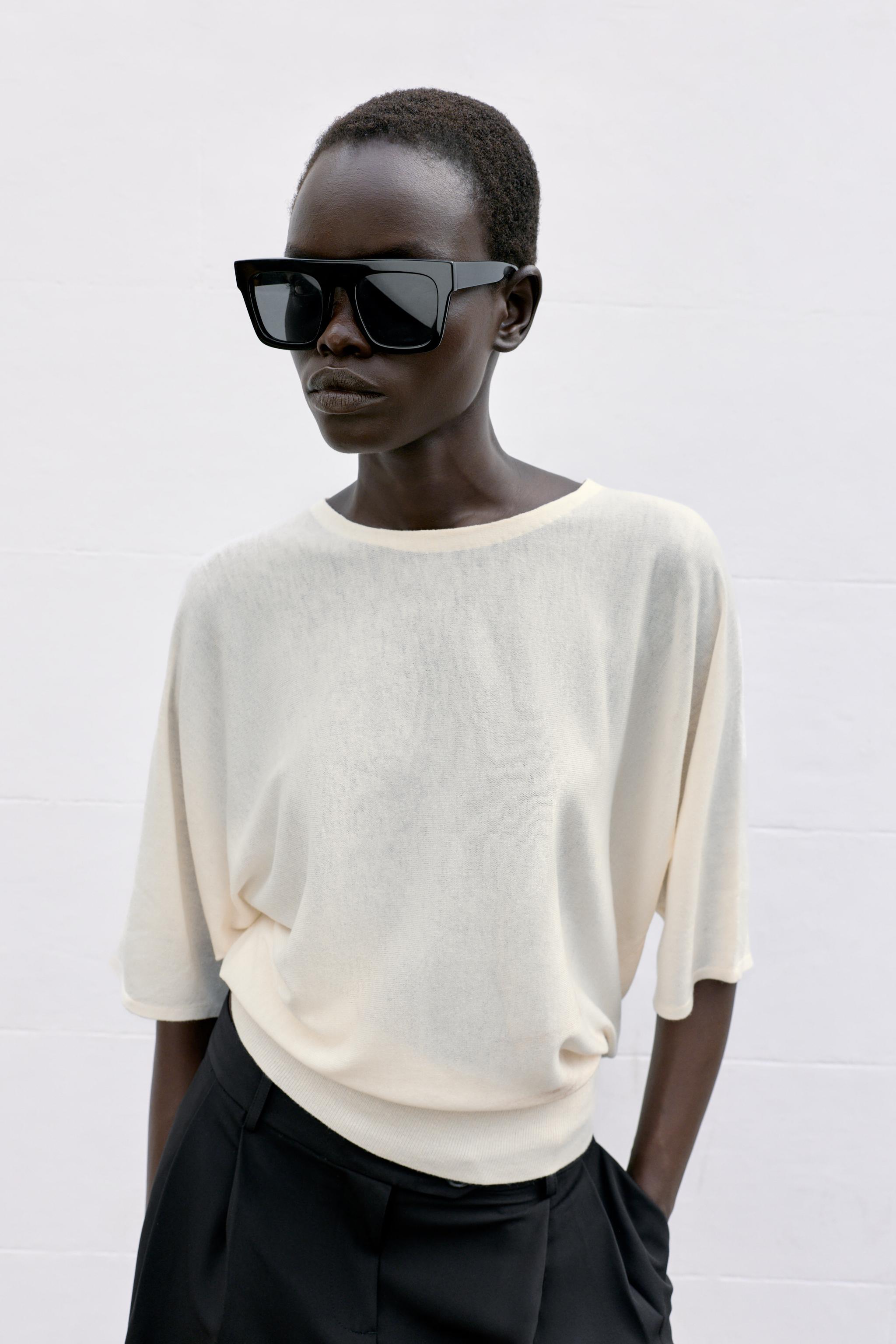 PULL EN MAILLE À MANCHES 3/4