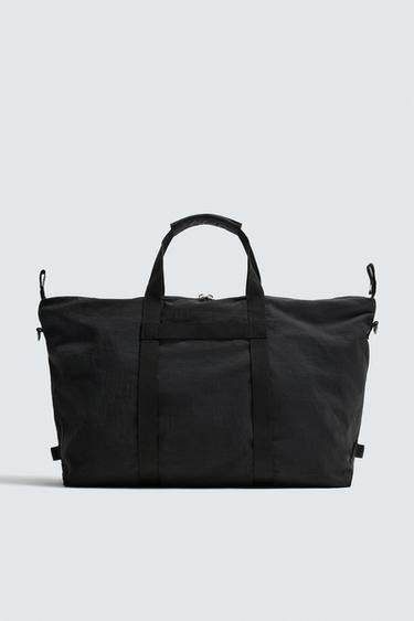 Zara 科技布料旅行包 - 黑色 - 圖片 0