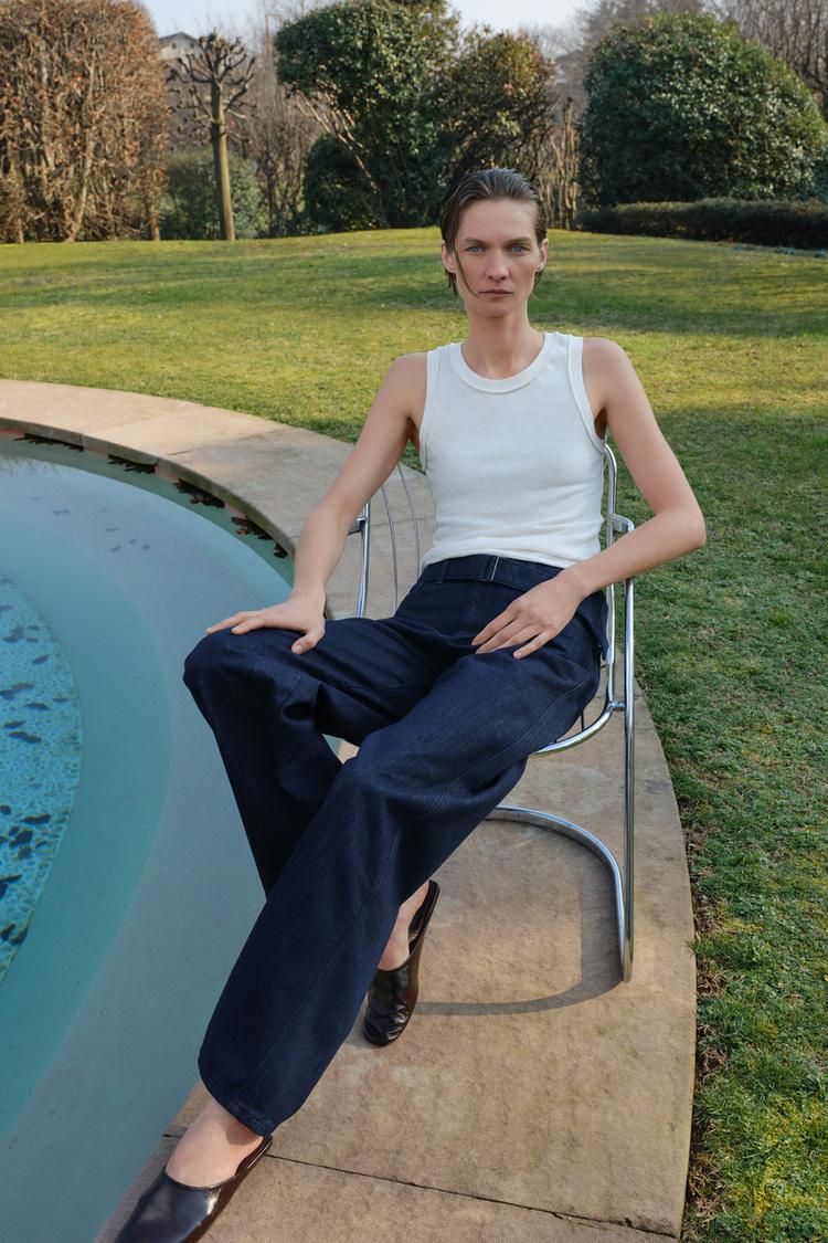 LEATHER MULES Chocolate Brown ZARA Cambodia