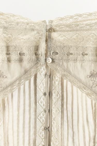 BODY BRODERIES FLORALES ET FANTAISIE - Écru de Zara - Image 7