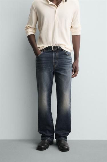 FLARE JEANS - Mid-blue by Zara