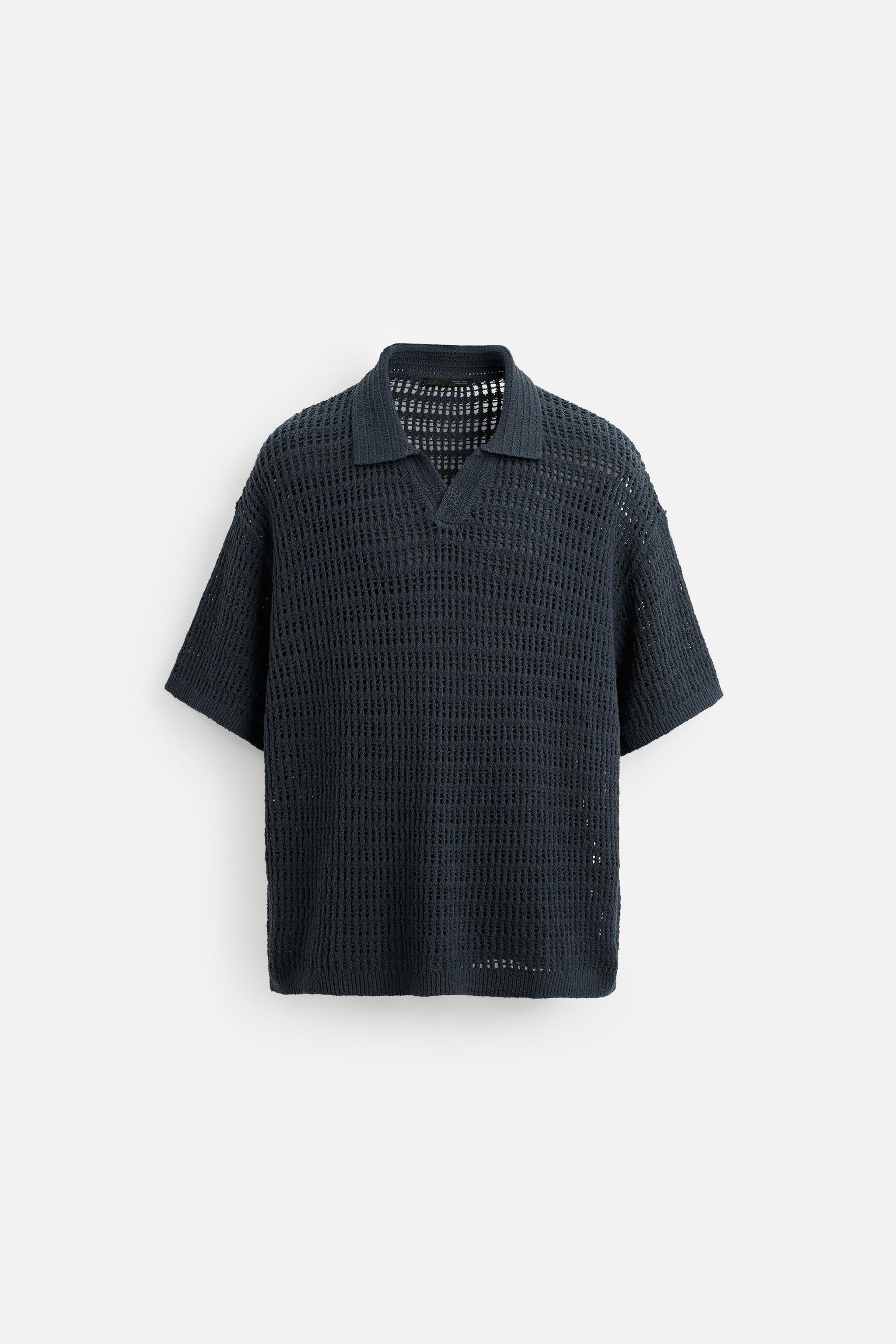 POLO EN MAILLE AJOURÉE