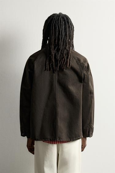 AARON LEVINE X ZARA POCKET JACKET — Chocolate brown 2
