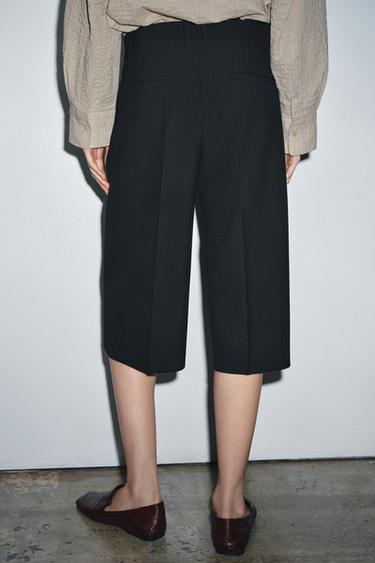 ZW COLLECTION LONG BERMUDA SHORTS - Black de Zara - Image 1