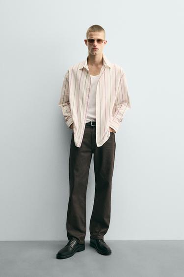 CAMISA RELAXED FIT RAYAS - rayas de Zara - Imagen 0