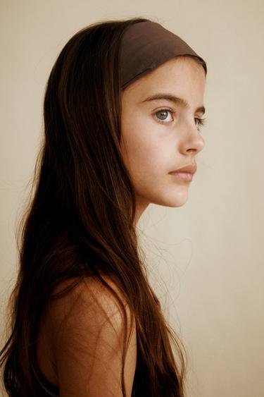 ELASTIC HEADBAND CREATED BY CARAMEL LONDON X ZARA - Brown by Zara