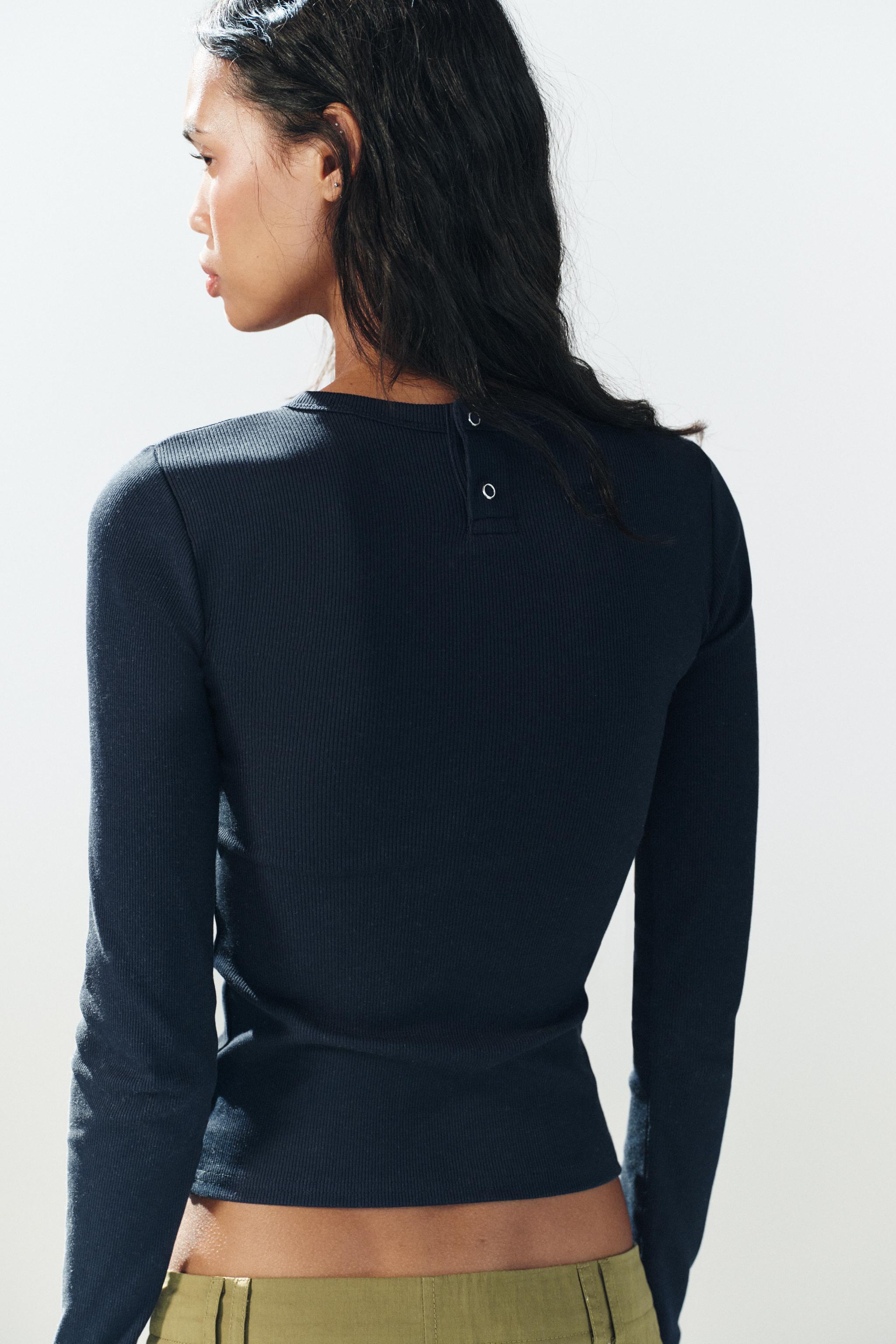 Zara ÇITÇITLI FİTİLLİ T-SHIRT görsel 4