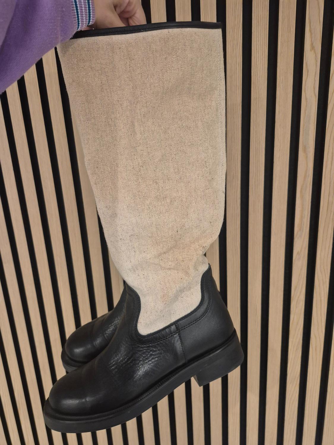 COMBINED LEATHER BOOTS - Image 6
