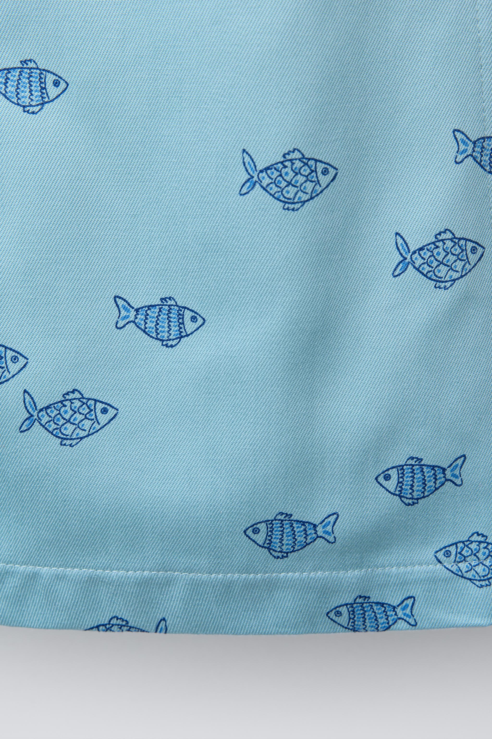FISH PRINT DRESS