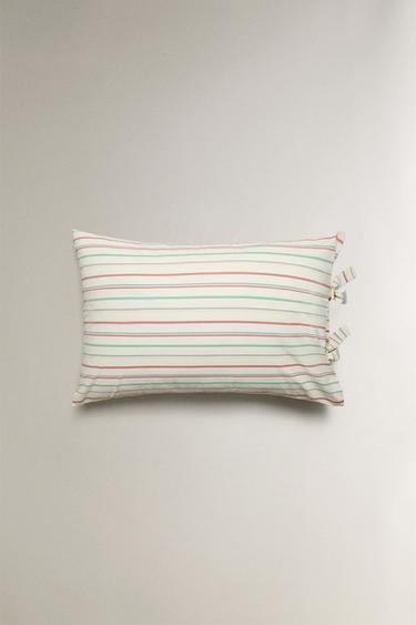 KIDS' MULTICOLOURED STRIPE PILLOWCASE - Multicoloured by Zara - Image 2