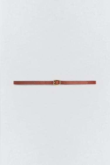 LEATHER BELT SOSHIOTSUKI X ZARA - Light brown by Zara