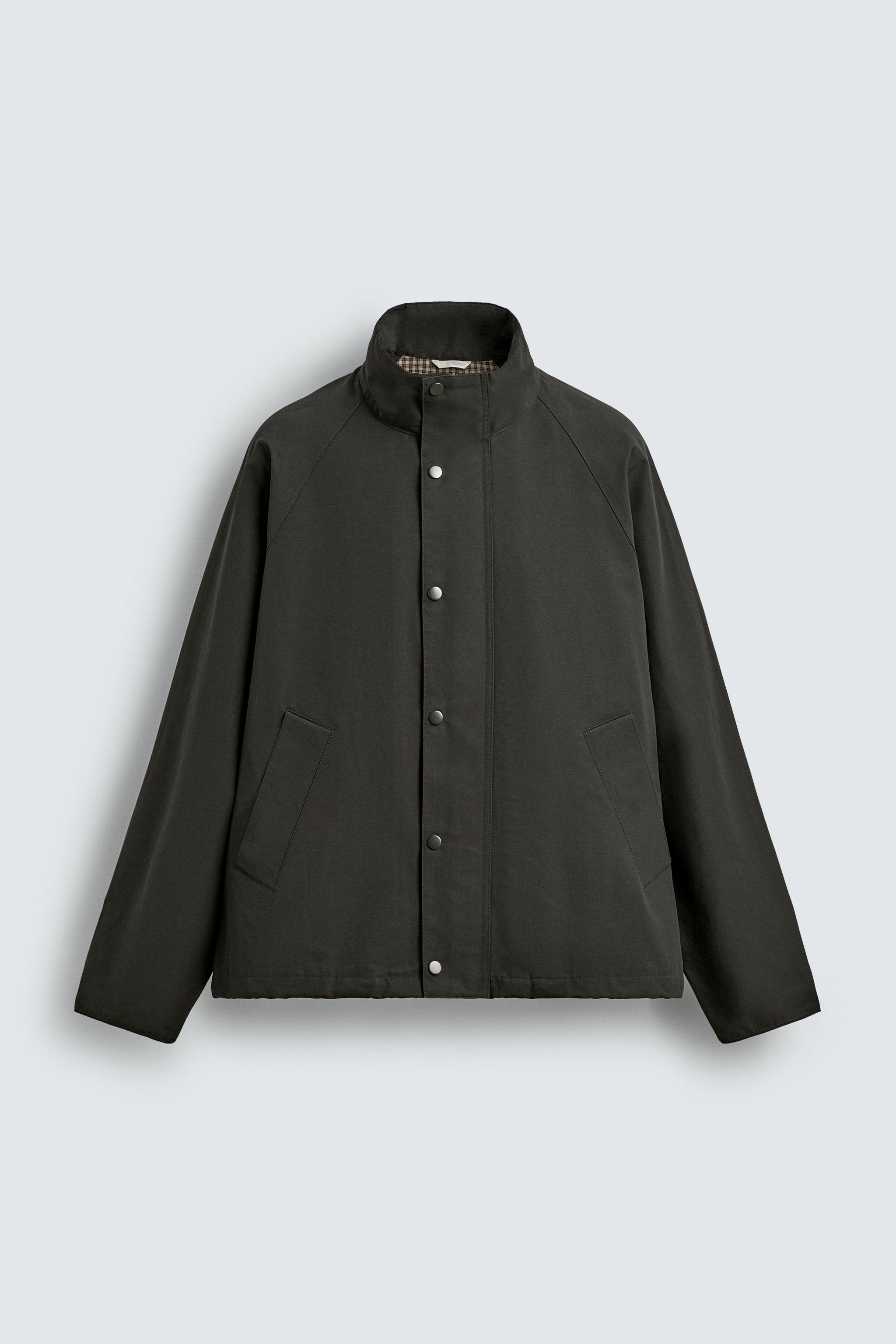 COTTON BLEND TECHNICAL JACKET