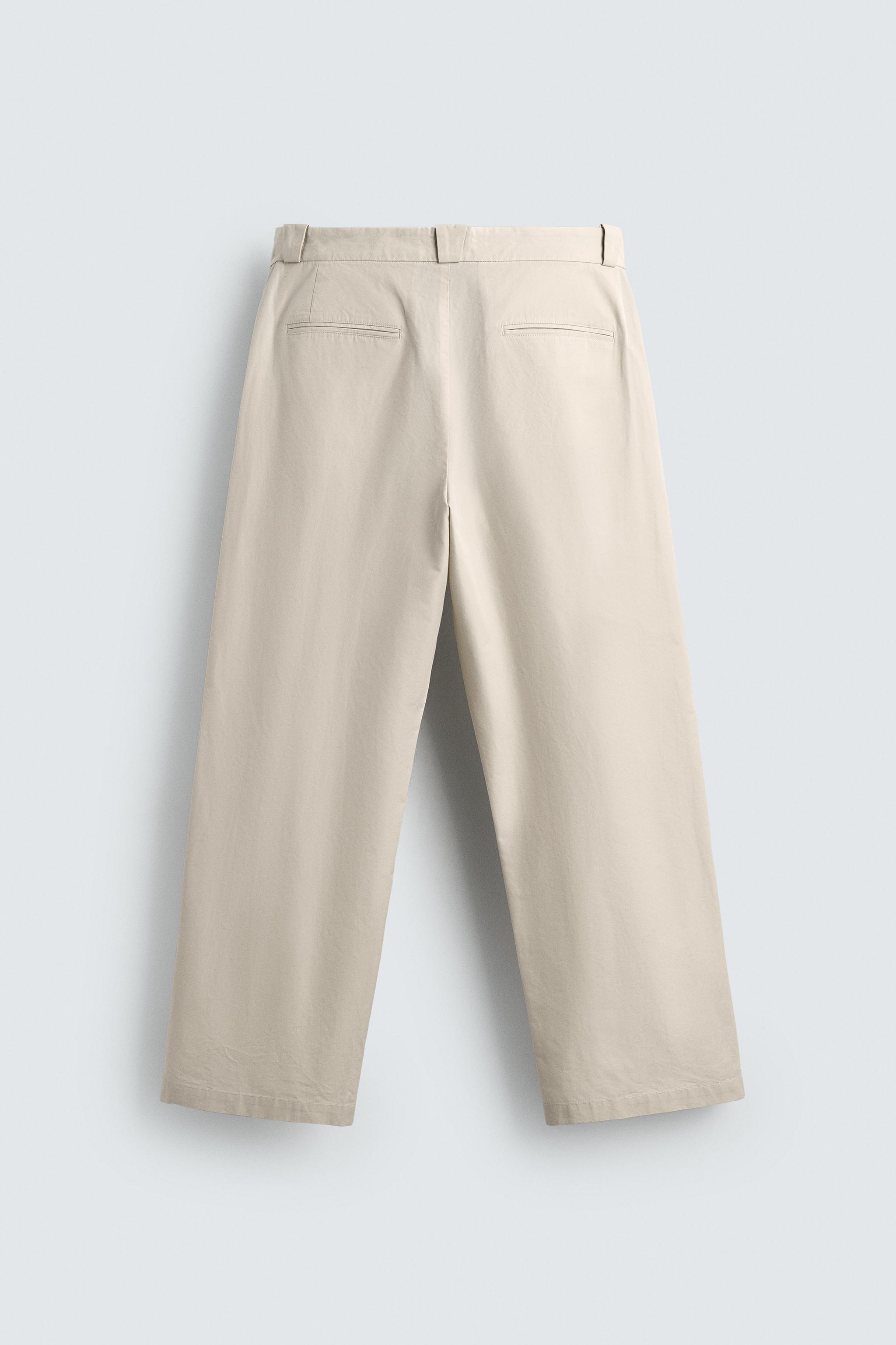 PANTALON STRAIGHT FIT COTON ET LYOCELL