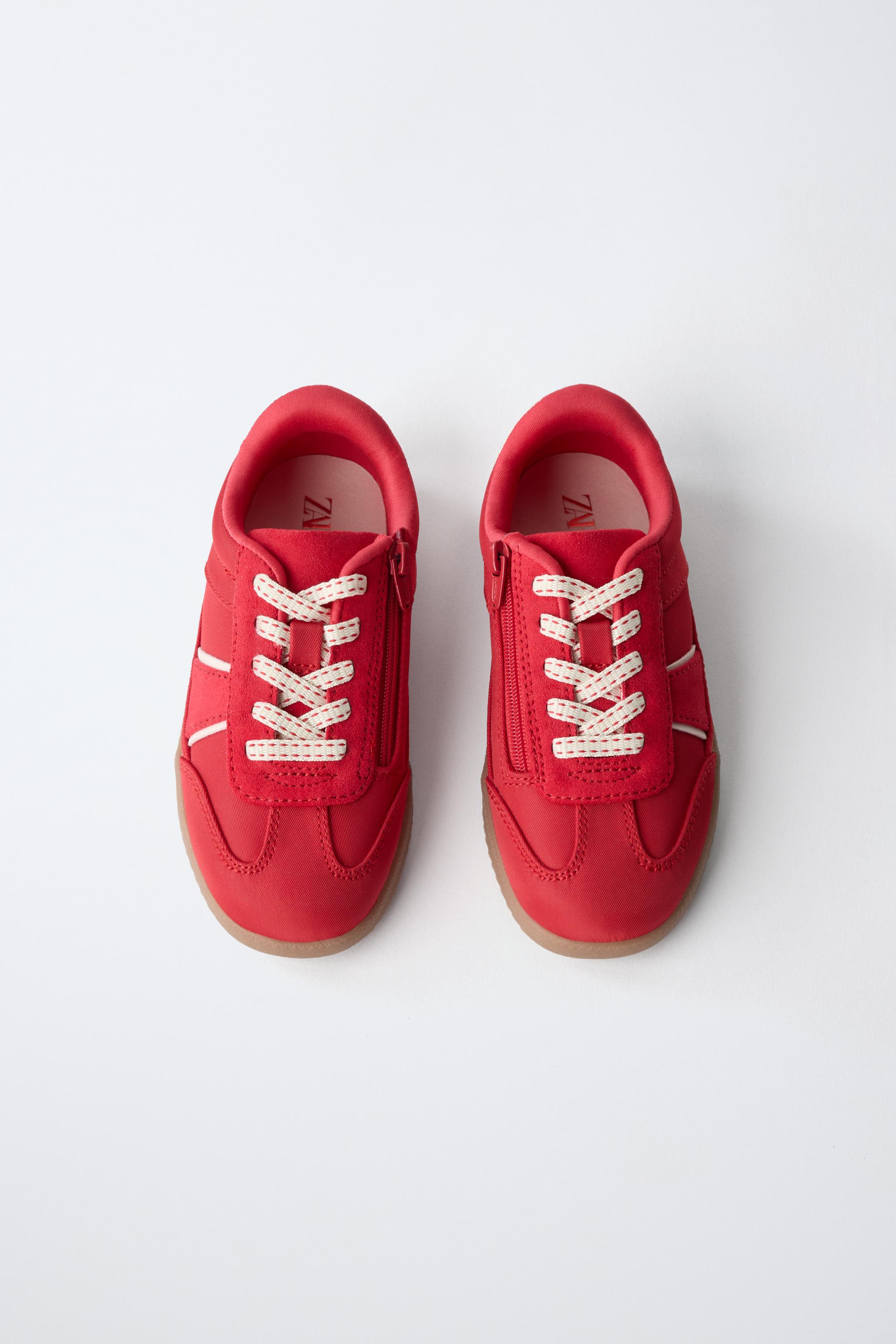 COLOR-BLOCK HIGH-TOP SNEAKERS