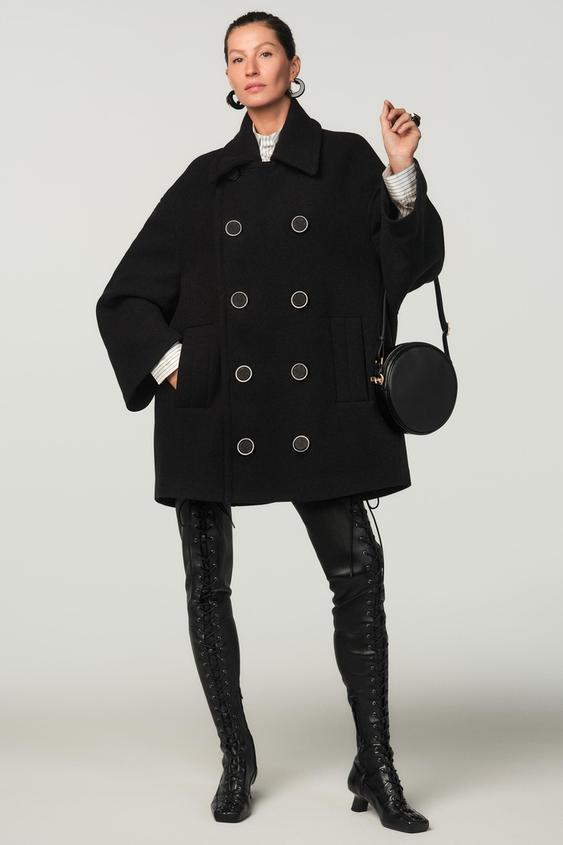 ウールブレンド オーバーサイズコート X STEFANO PILATI 