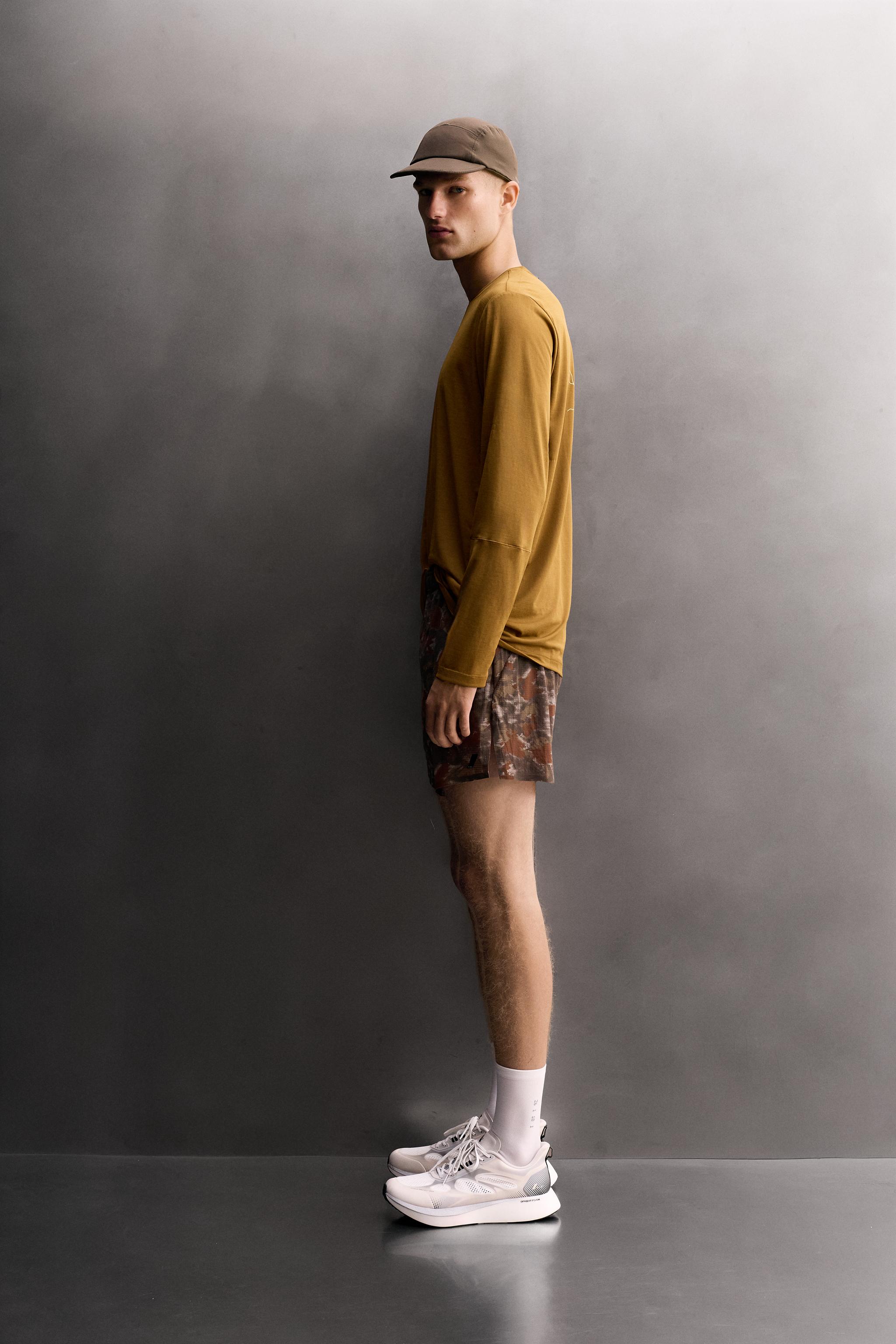 PRINTED 5" RUNNING SHORTS