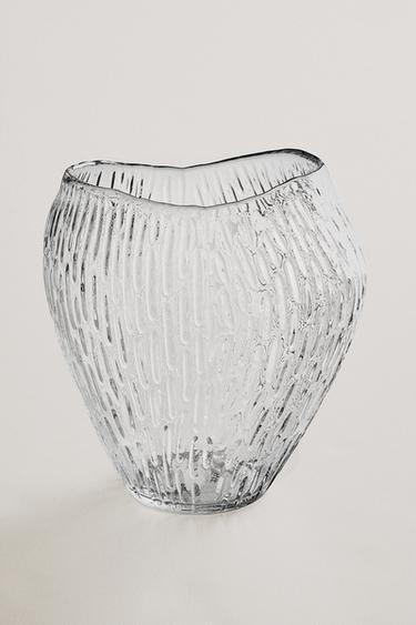 IRREGULAR GLASS VASE - Transparent by Zara - Image 4