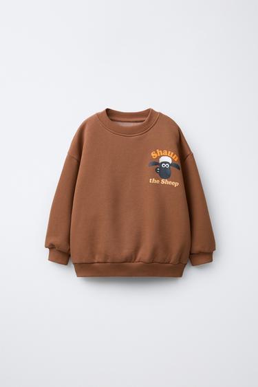 SWEAT SHAUN LE MOUTON ™ - Marron clair de Zara