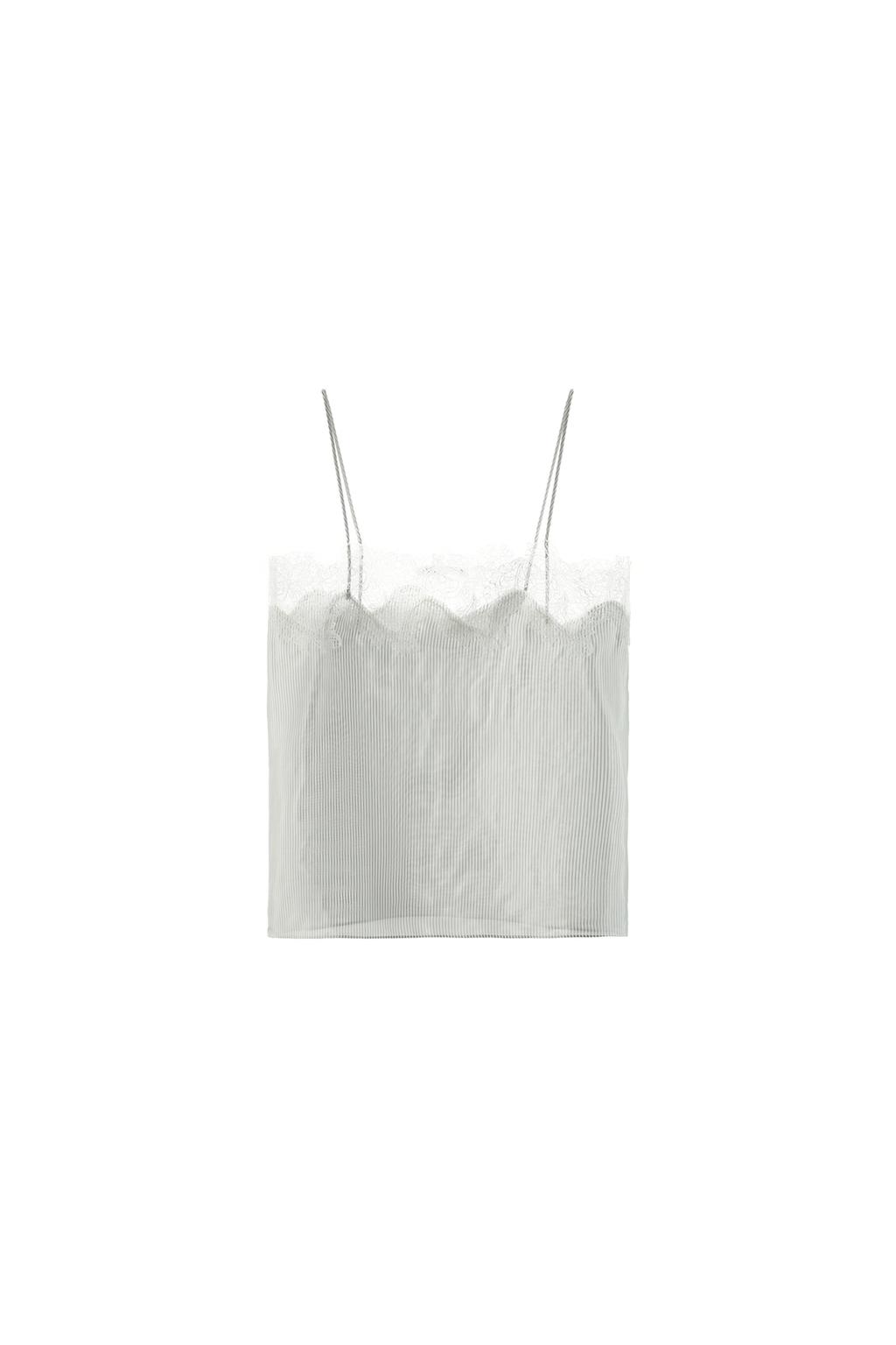 STRIPED LACE CAMISOLE - image 3