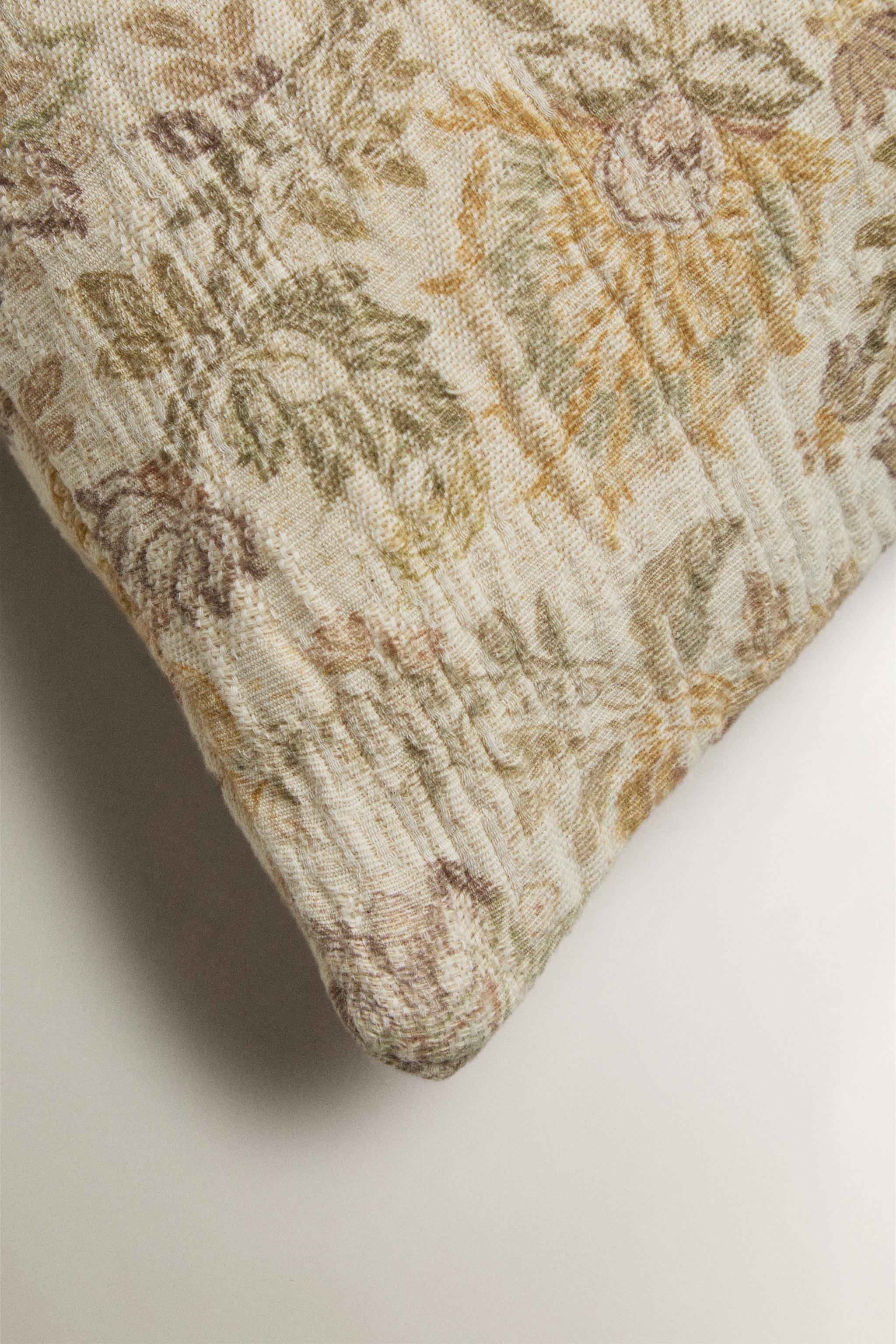 HOUSSE DE COUSSIN IMPRIMÉ FLORAL