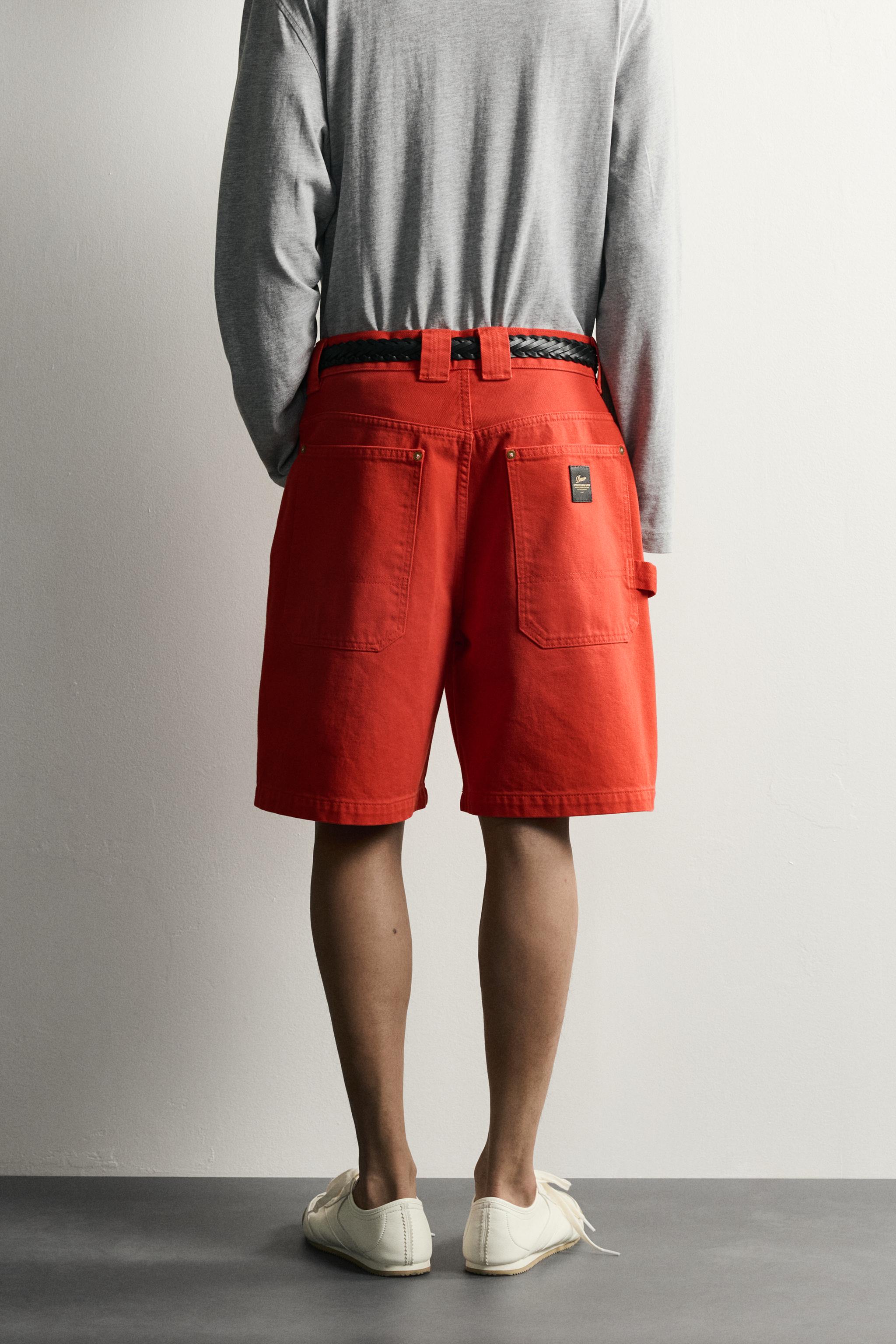 RELAXED FIT COTTON SHORTS