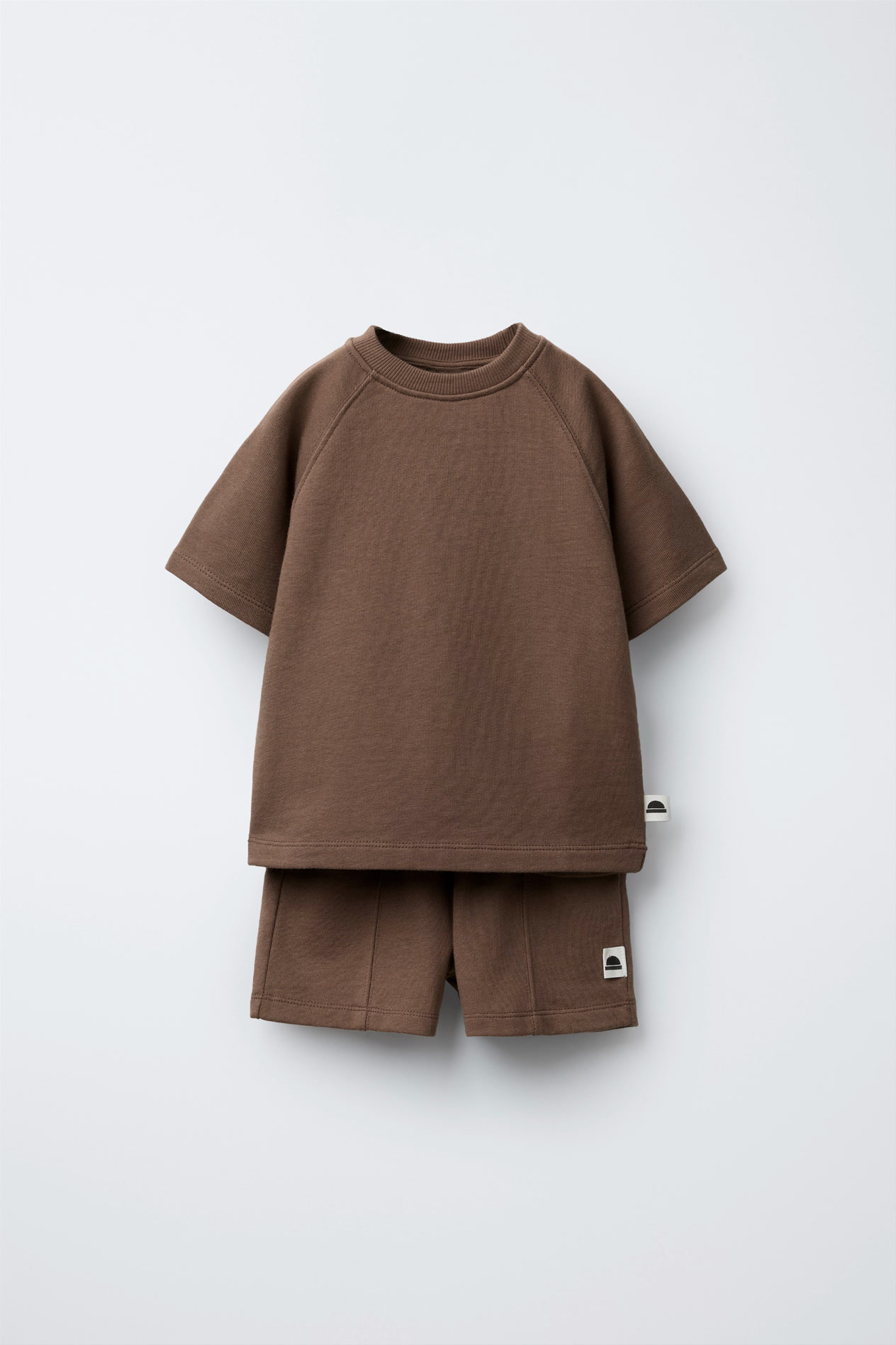 ZARA kids 140cm ジャケット&パンツセット ジョギング スウェットシャツ＆ジョガーパンツセット - グレー
