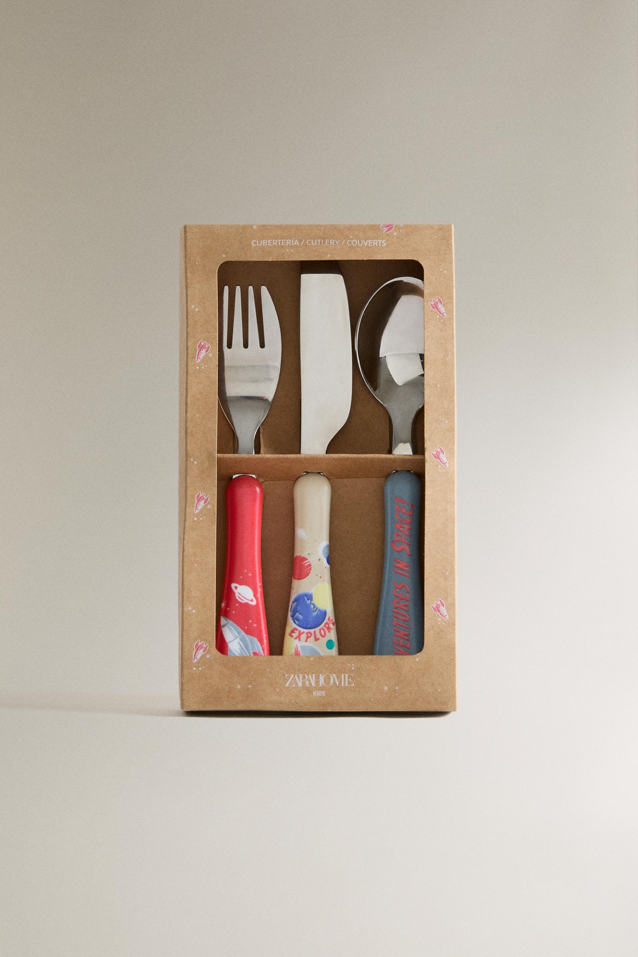 Zara KIDS' SPACE FLATWARE SET — фото 4