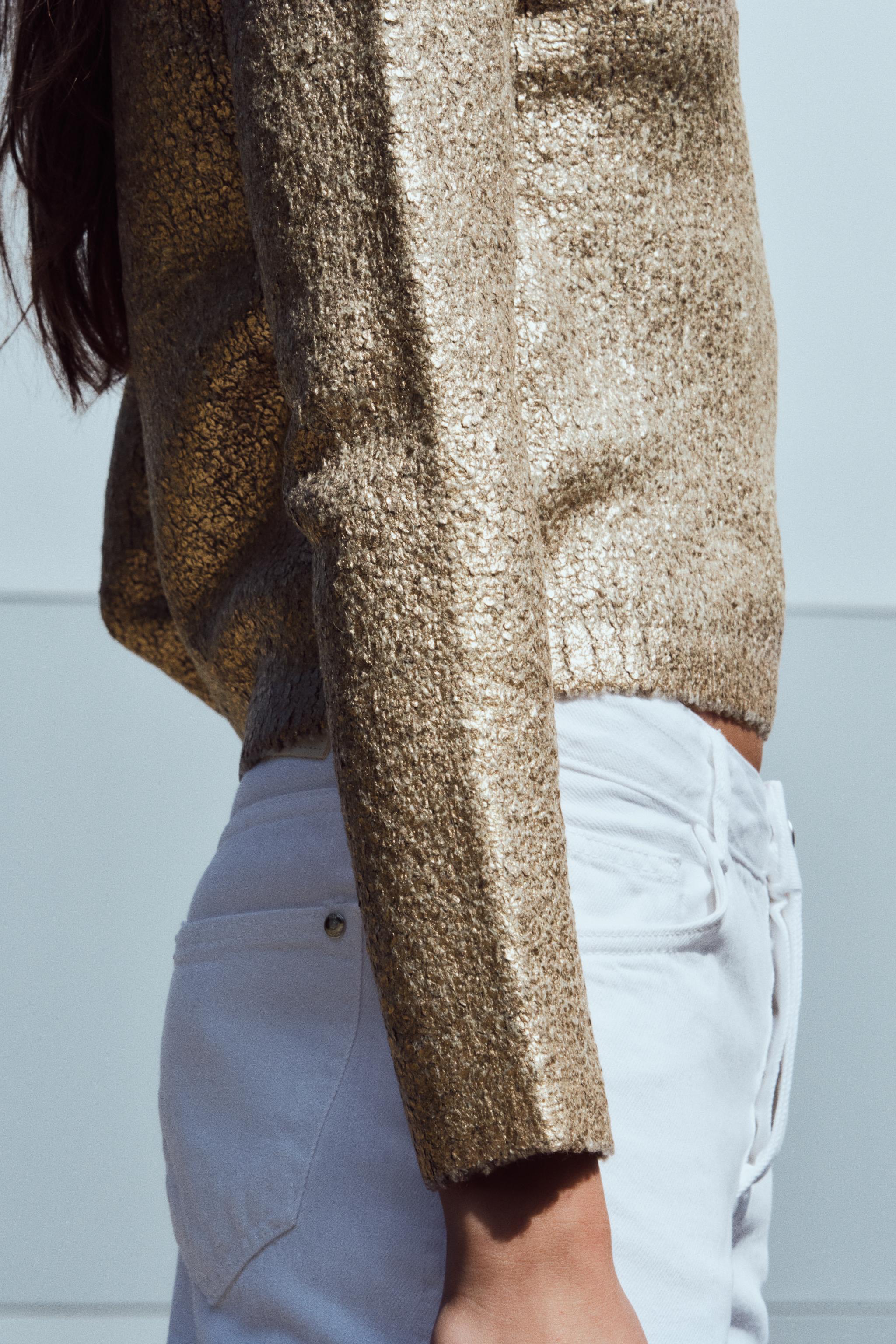 FOIL KNIT SWEATER | ZARA United States