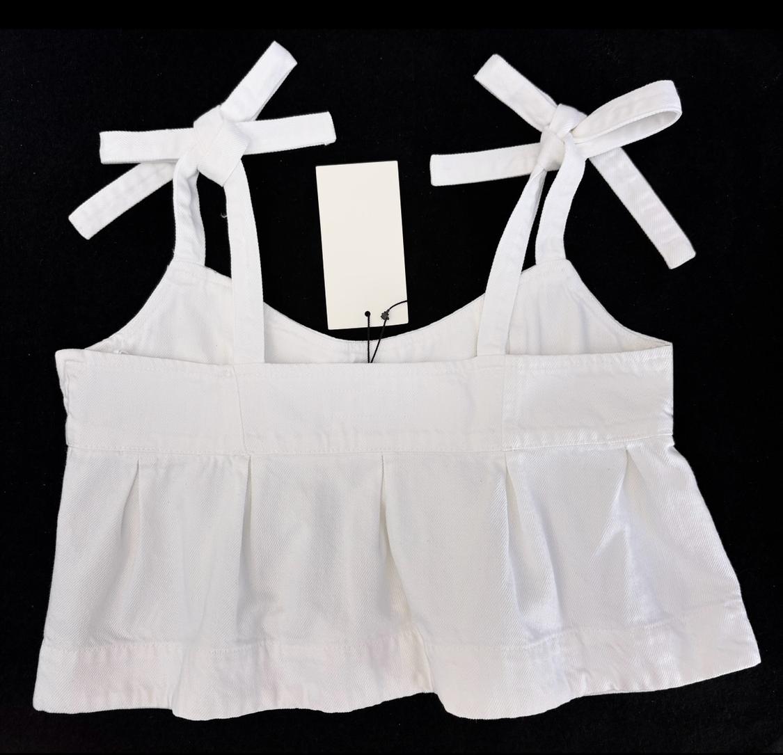 Z1975 DENIM STRAPPY TOP - Image 2