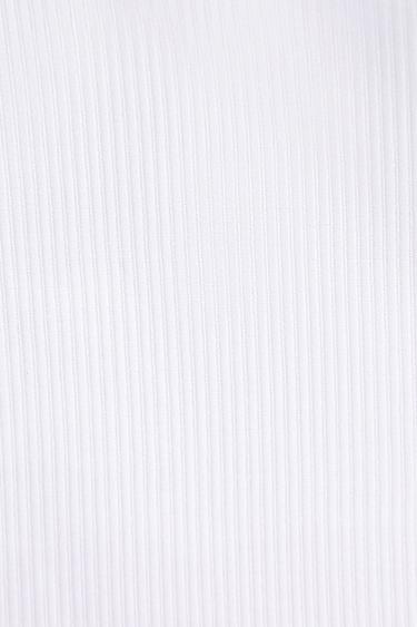 CACHE-SOMMIER CÔTELÉ - Blanc de Zara - Image 4