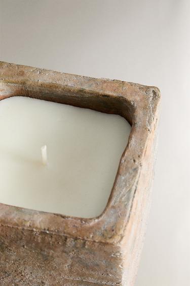 (400 G) LEMON BERGAMOT OUTDOOR SCENTED CANDLE - white by Zara - Image 2