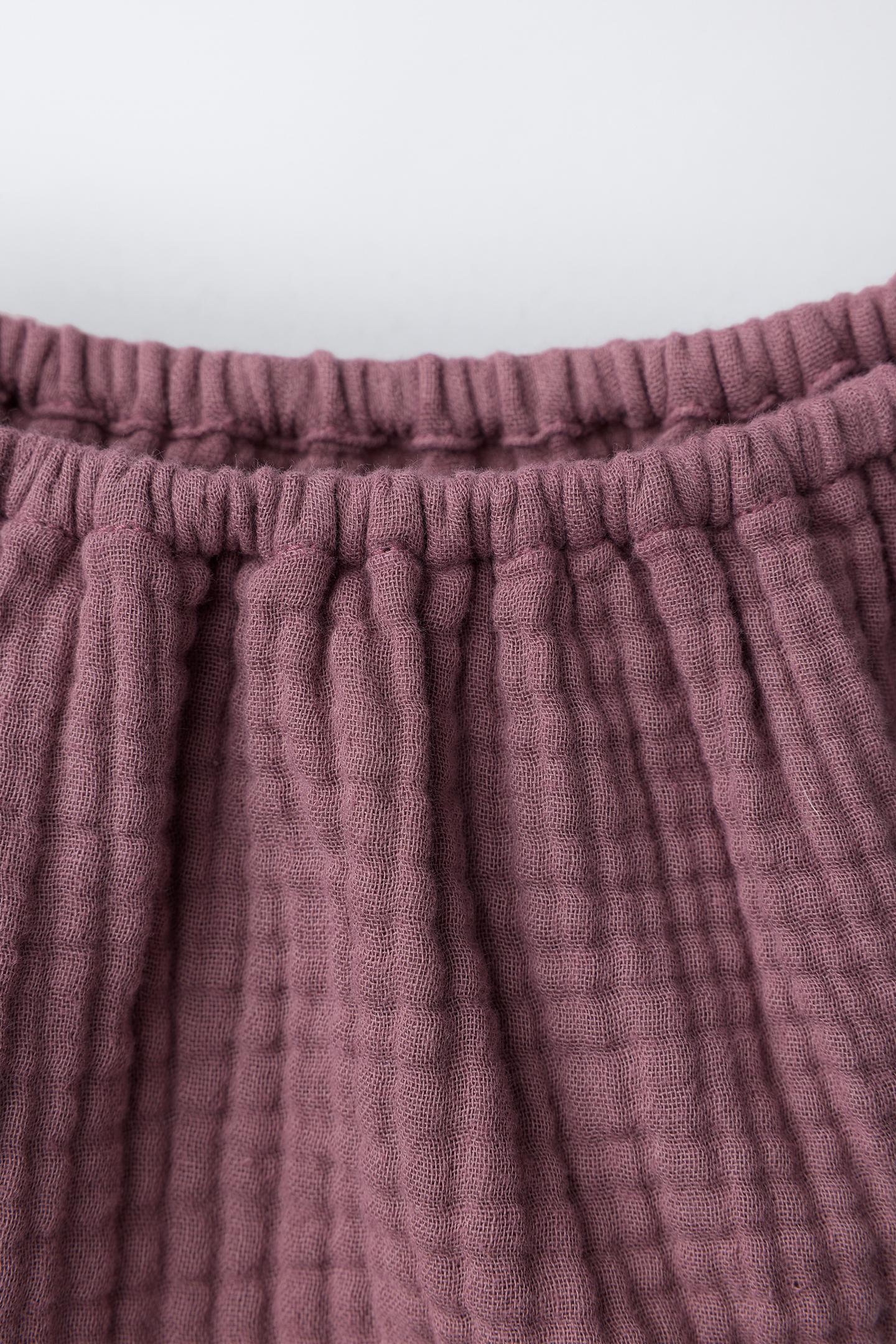 Трусы-брифы для детей, кружево — Zara, цвет: Розовато-лиловый — фото 4